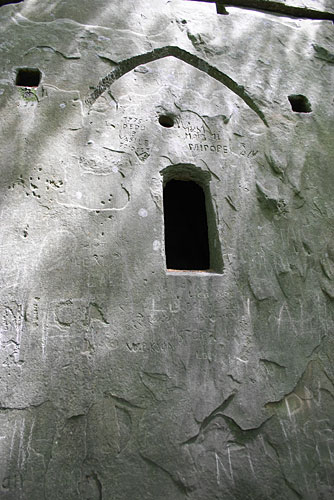 Pestera lui losif, ermitage rupestre, Monts de Buzau