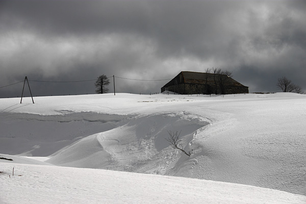 Hiver en Haute-Loire, Pays des Sucs