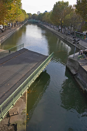 Paris, Canal Saint-Martin