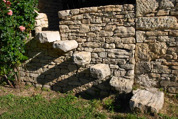 Randonne en Luberon, Escalier