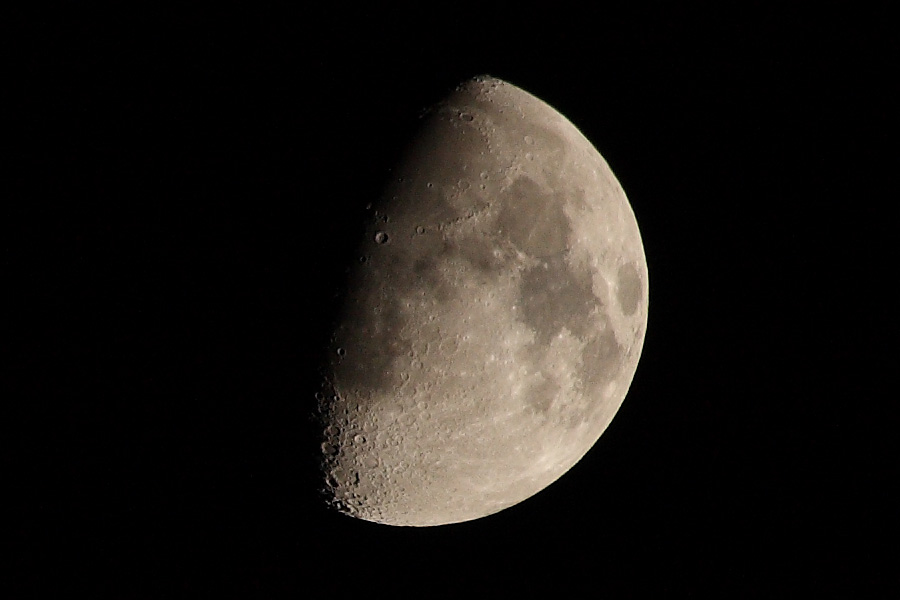 Lune aprs le 1er quartier
